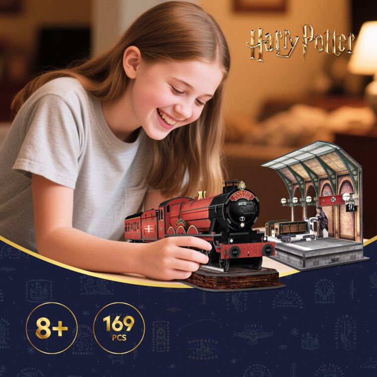 Cubic Fun, Harry Potter Hogwart Express, puzzle 3D, 172 elementów