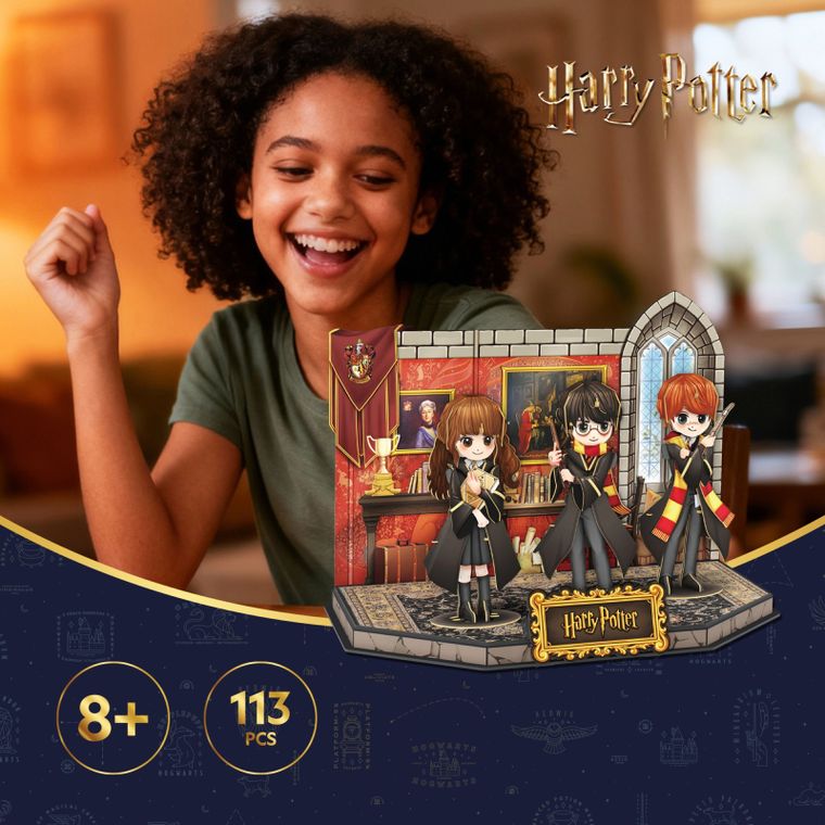 Cubic Fun, Harry Potter Pokój wspólny Gryffindoru, puzzle 3D, 113 elementó