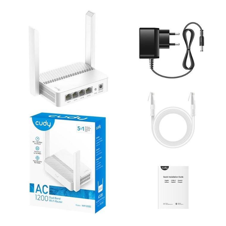 Cudy, router, WR1200E