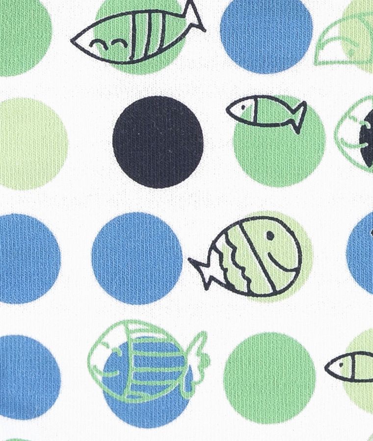 Czapka chłopięca, dwustronna, mix, rybki, grochy, paski, Döll