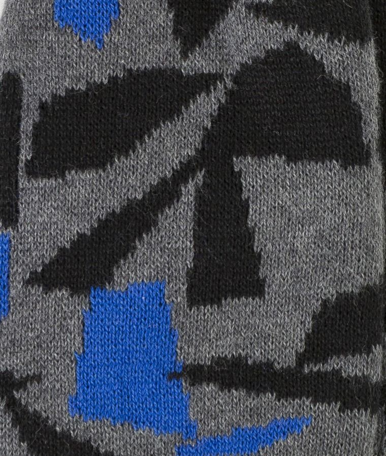 Czapka chłopięca, dwustronna, szara, Döll