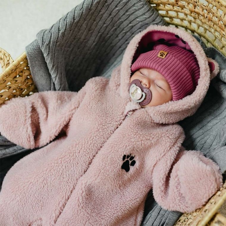 Czapka dziewczęca, różowa, Eevi