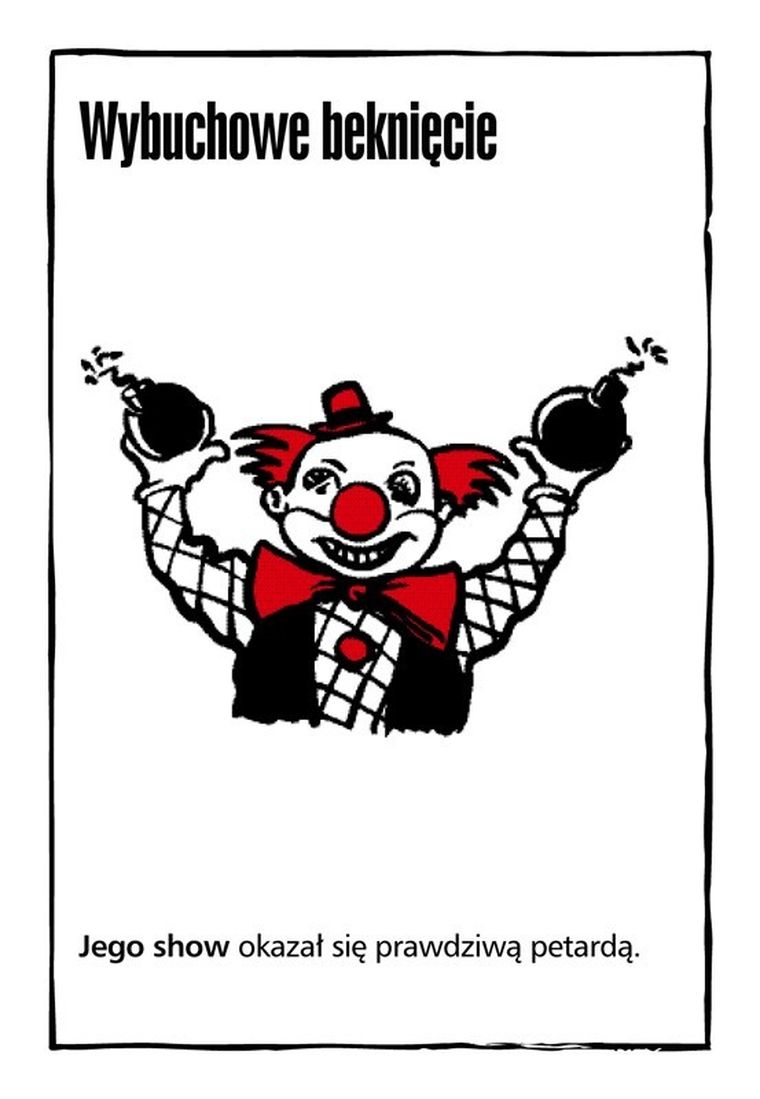 Czarne Historie, Głupia śmierć 2, gra karciana