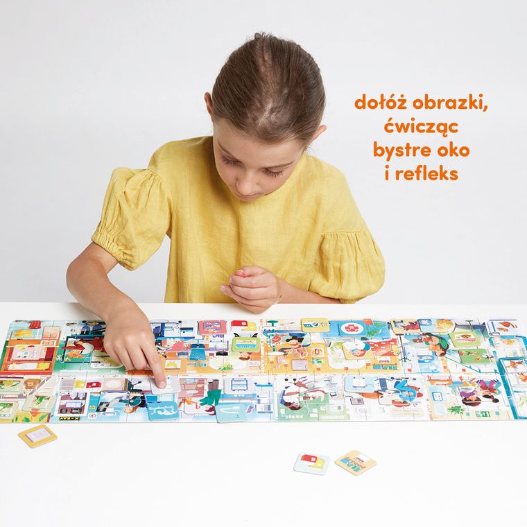 CzuCzu, Co robi weterynarz, puzzle, 60 elementów, plakat edukacyjny