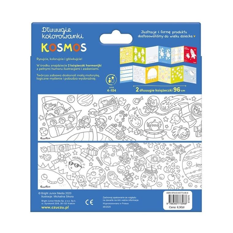 CzuCzu, Dłuuugie kolorowanki, Kosmos