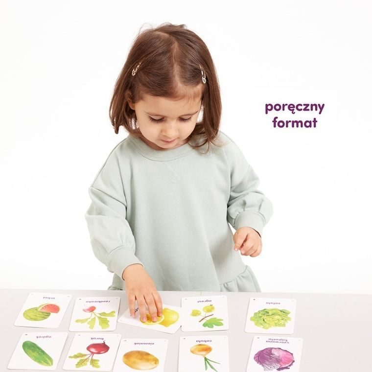 CzuCzu, Karty obrazkowe, Owoce i warzywa