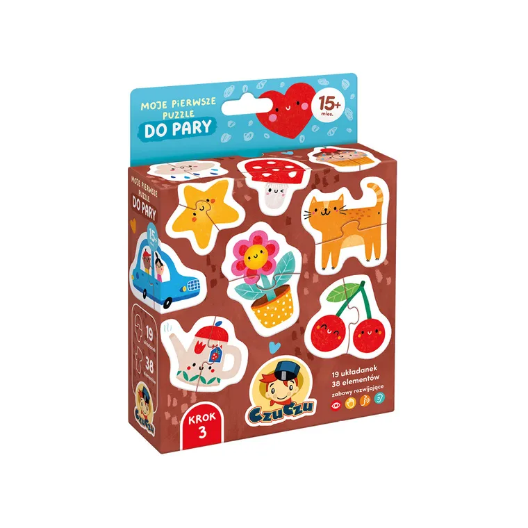 CzuCzu, Moje pierwsze puzzle, Do pary, 2 elementy, 15m+