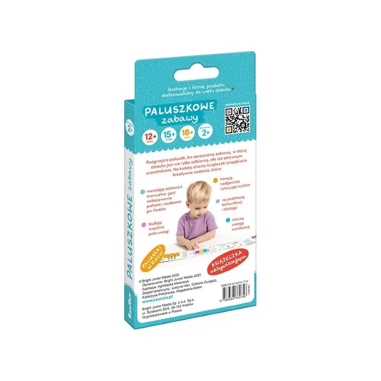 CzuCzu, Paluszkowe zabawy, książeczka harmonijka, 2+