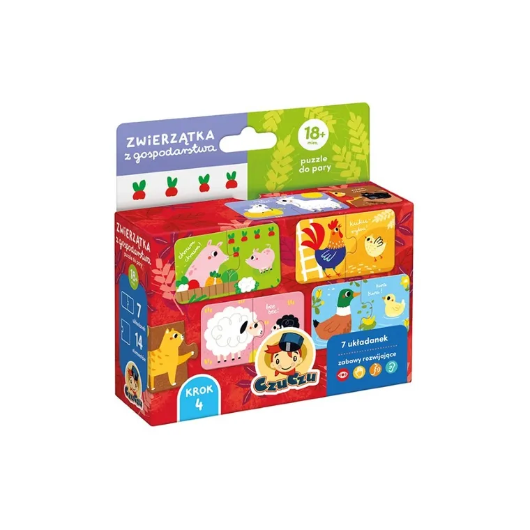 CzuCzu, puzzle do pary, Zwierzątka z gospodarstwa