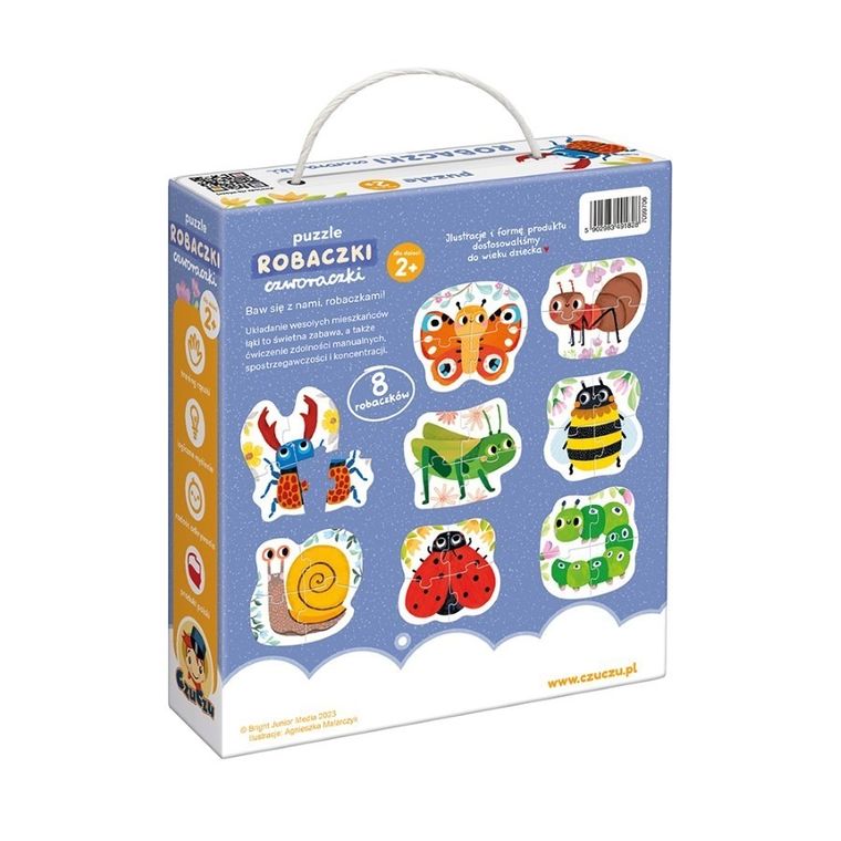 CzuCzu, Robaczki czworaczki, zestaw puzzli
