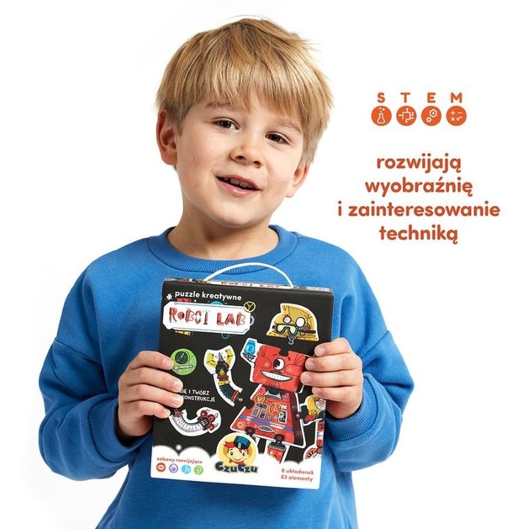CzuCzu, Robot Lab, puzzle kreatywne