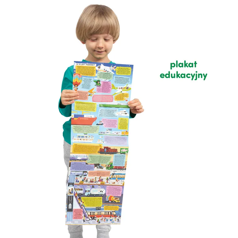CzuCzu, Tak działa transport, puzzle, 60 elementów, gra, 4+