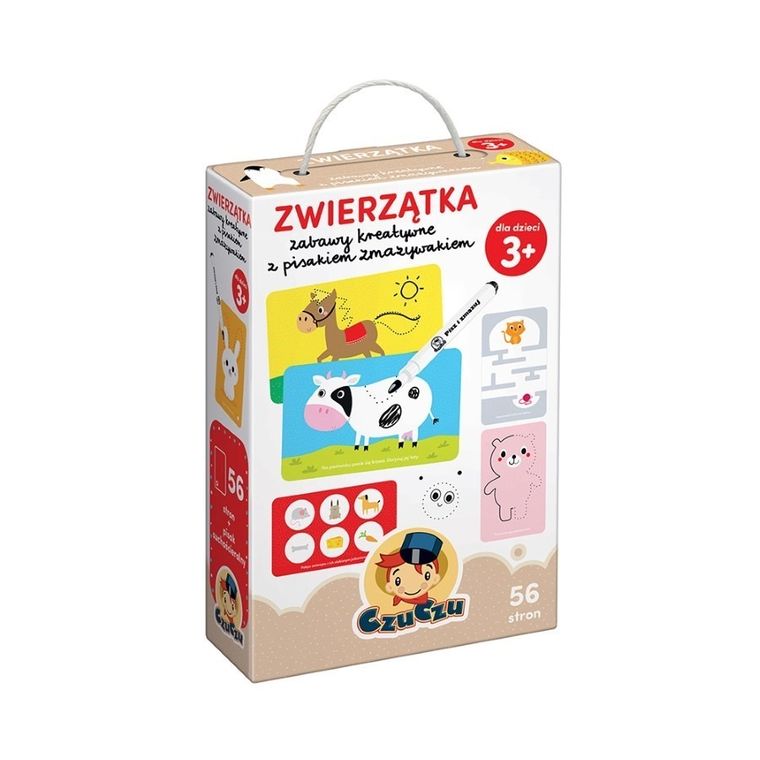 CzuCzu, Zwierzątka, zabawy kreatywne z pisakiem zmazywakiem
