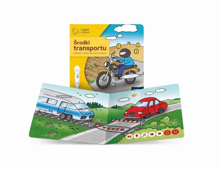 Czytaj z Albikiem. Mini książeczka. Środki transportu