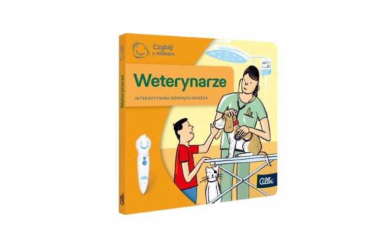 Czytaj z Albikiem. Mini książeczka. Zawody. Weterynarze
