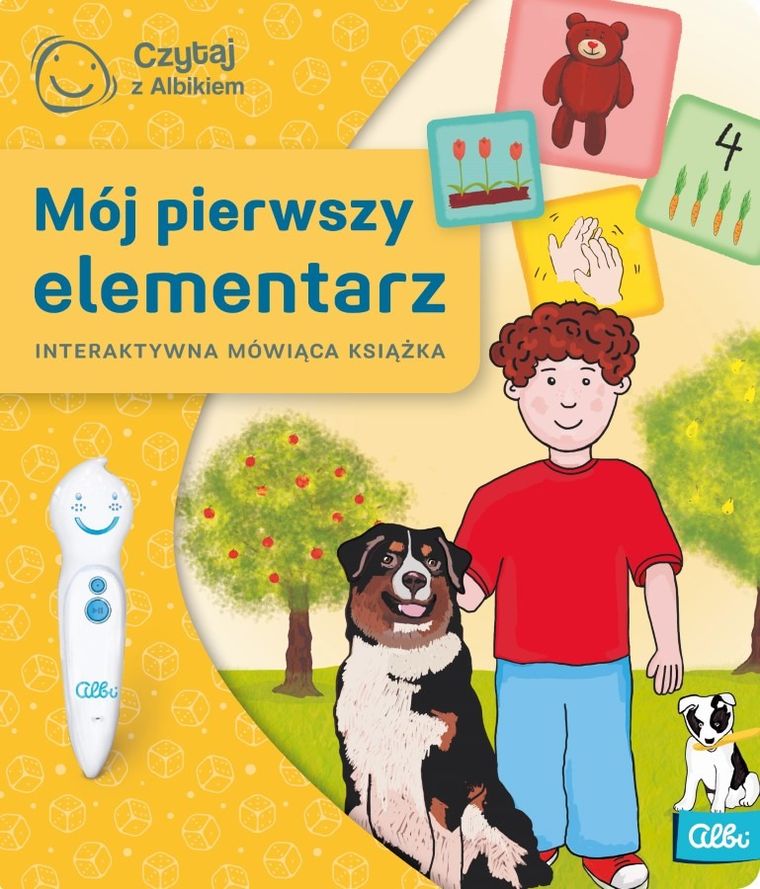 Czytaj z Albikiem. Pakiet: Mówiące pióro Albik + Mój pierwszy elementarz. 3+