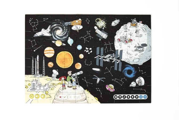 Czytaj z Albikiem. Wszechświat. Puzzle interaktywne