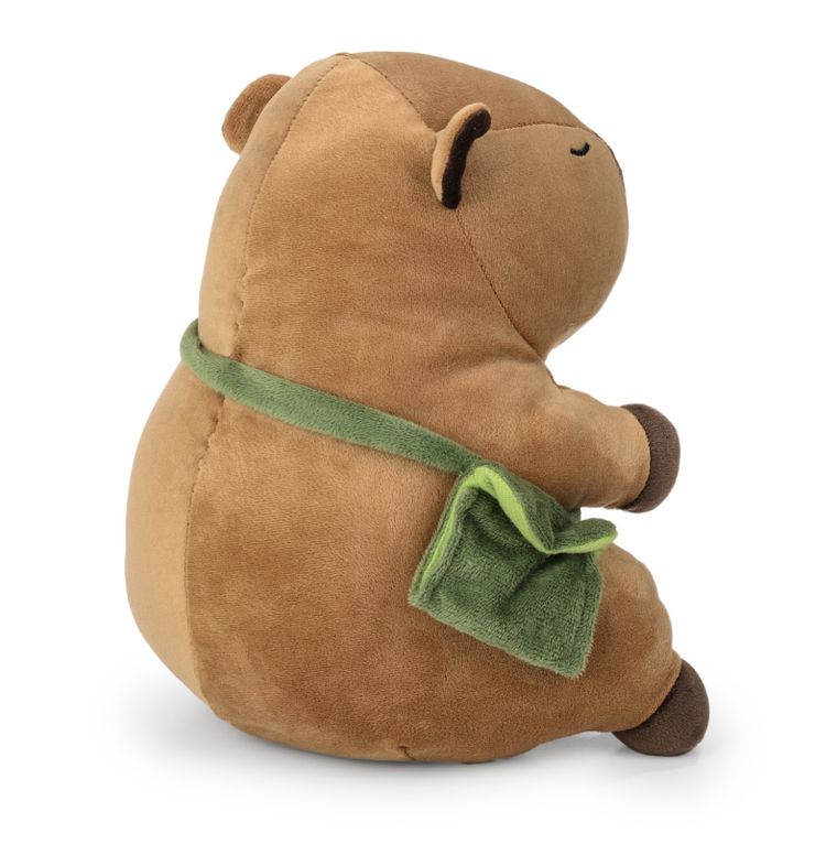Daffi, Kapibara z zieloną torebką, maskotka 25 cm