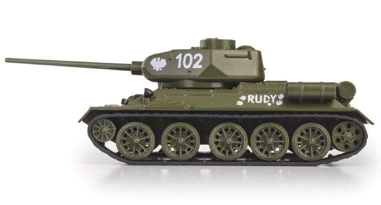 Daffi, Kolekcja Polskiej Motoryzacji, Czołg Rudy 102, pojazd, model metalowy, 1:43