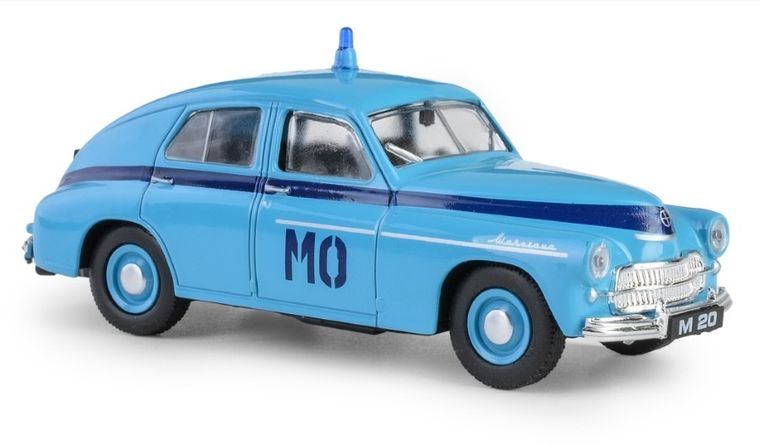 Daffi, Kolekcja Polskiej Motoryzacji, Warszawa M-20 MO, pojazd, model metalowy, 1:43