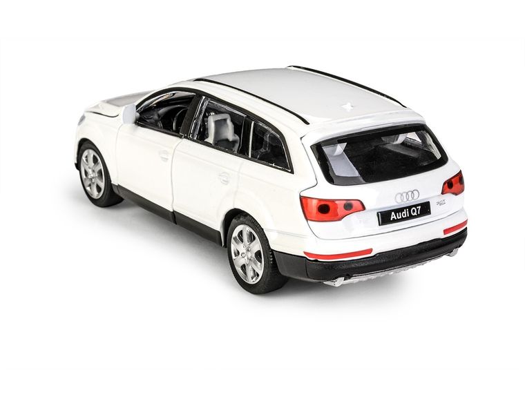 Daffi, MSZ, Audi Q7, pojazd, model metalowy, biały, 1:32