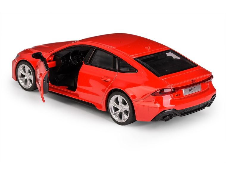 Daffi, MSZ, Audi RS 7 Sportback, pojazd, model metalowy, czerwony, 1:35