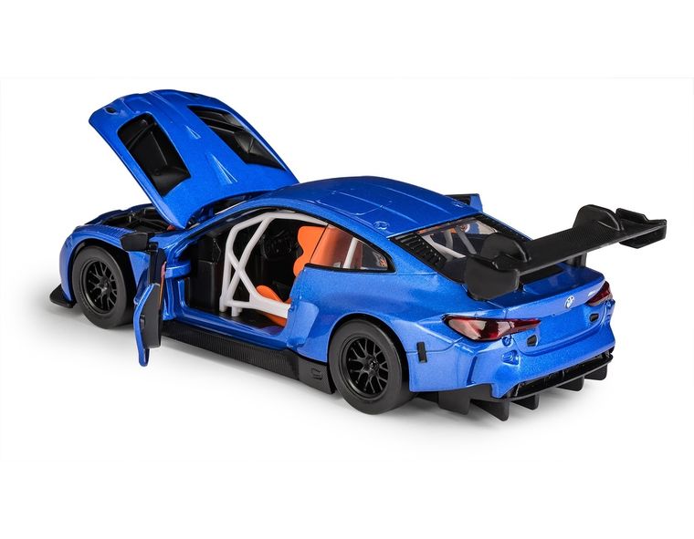 Daffi, MSZ, BMW M4 GT3, pojazd, model metalowy, niebieski, 1:32