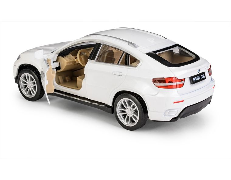 Daffi, MSZ, BMW X6, pojazd, model metalowy, biały, 1:32