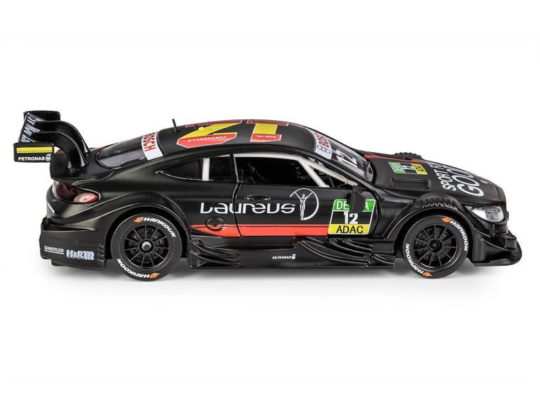 Daffi, MSZ, Mercedes-AMG C 63 DTM, pojazd, model metalowy, czarny, 1:32