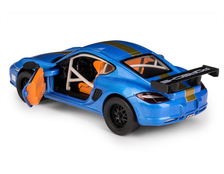 Daffi, MSZ, Porsche Cayman S, pojazd, model metalowy, niebieski, 1:32