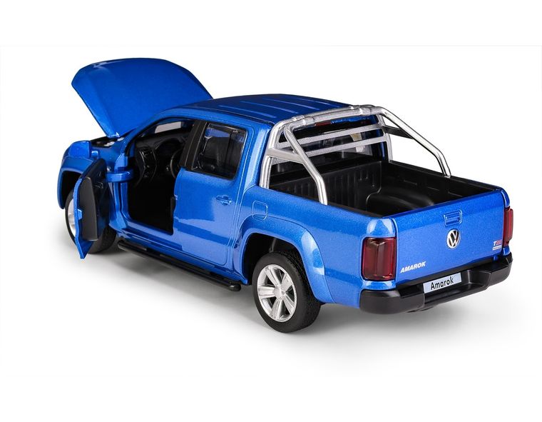 Daffi, MSZ, Volkswagen Amarok, pojazd, model metalowy, niebieski, 1:30