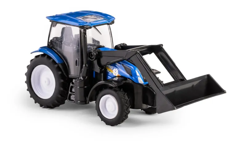 Daffi, New Holland, traktor z łopatą, pojazd rolniczy, model metalowy