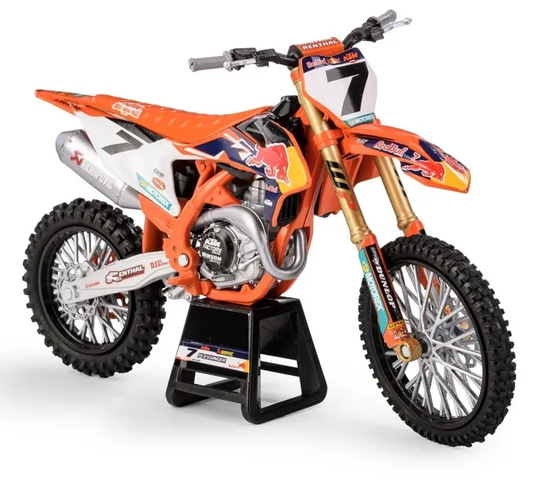 Daffi, Red Bull KTM 450 SX-F No.7 Rider: Aaron Plessinger, motocykl, model metalowy, 1:12