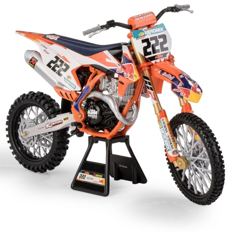 Daffi, Red Bull KTM 450SXF 2018 Tony Cairolli, motocykl, model metalowy, 1:6
