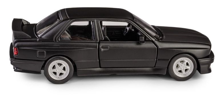 Daffi, RMZ City, BMW M3 E30 1986-1991, pojazd, model metalowy, matte black, 1:35