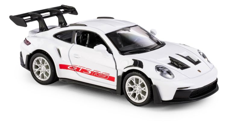 Daffi, RMZ City, Porsche 911 GT3 RS, pojazd, model metalowy, biały, 1:32