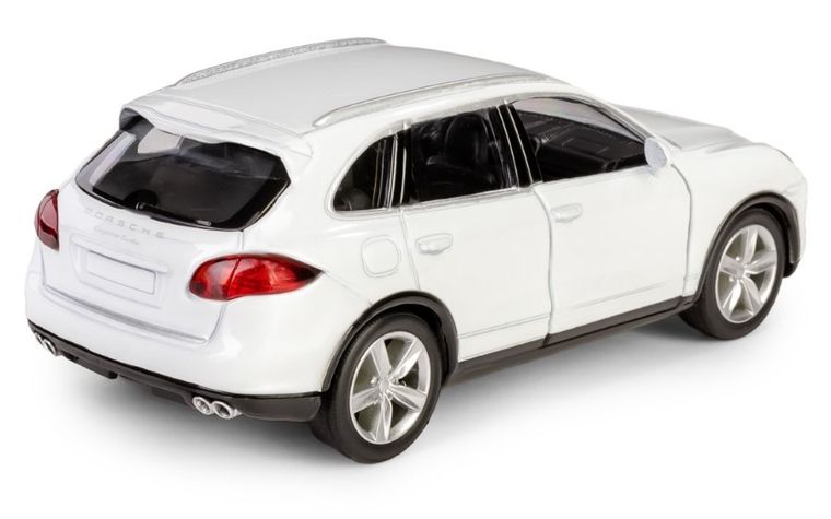 Daffi, RMZ City, Porsche Cayenne, pojazd, model metalowy, biały, 1:32