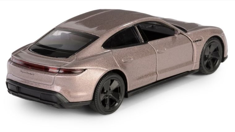 Daffi, RMZ City, Porsche Taycan Turbo S 2020, pojazd, model metalowy, różowy, 1:40