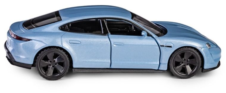 Daffi, RMZ City, Porsche Taycan Turbo S, K-954, pojazd, model metalowy, niebieski, 1:32