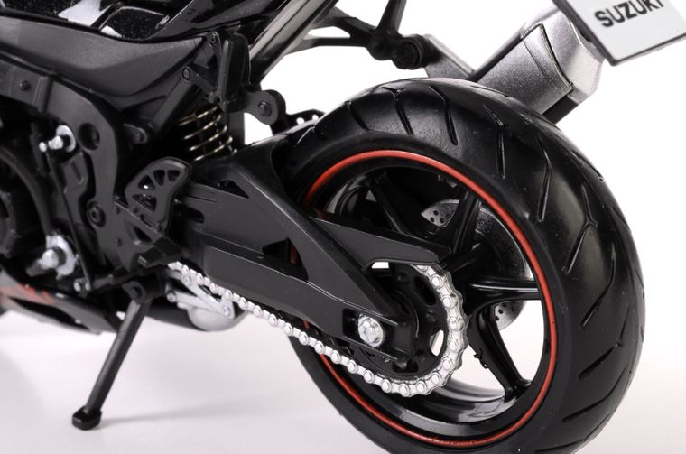 Daffi, RMZ City, Suzuki GSX R1000R Regular, pojazd, model metalowy, czerwony, 1:12