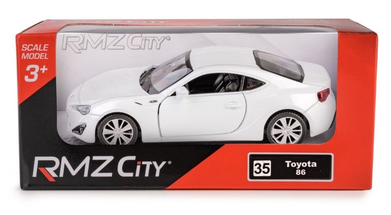 Daffi, RMZ City, Toyota 86, pojazd, model metalowy, biały, 1:32