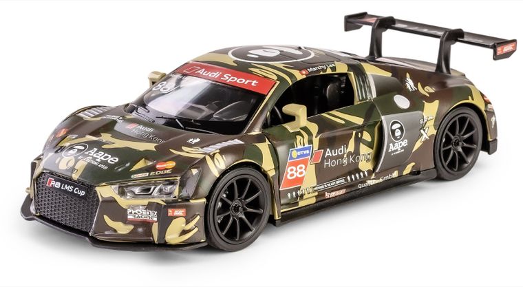 Daffi, RMZ Hobby, Audi R8 2015 cam H-112, pojazd, interaktywny model metalowy, 1:32