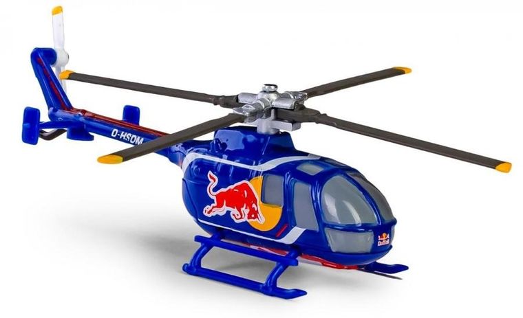 Daffi, The Flying Bulls, MBB BO 105 2023, helikopter, model metalowy, 1:90
