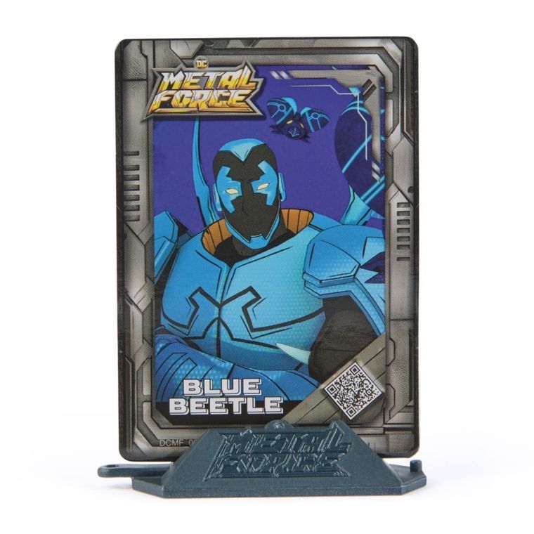 DC Comics, Metal Force, Blue Beetle, figurka akcji z akcesoriami