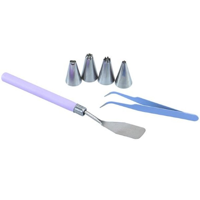 Decoden, tęczowy zestaw z kremową masą 3D do dekoracji, zestaw kreatywny