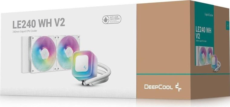 Deepcool, chłodzenie wodne, LE240 WH V2