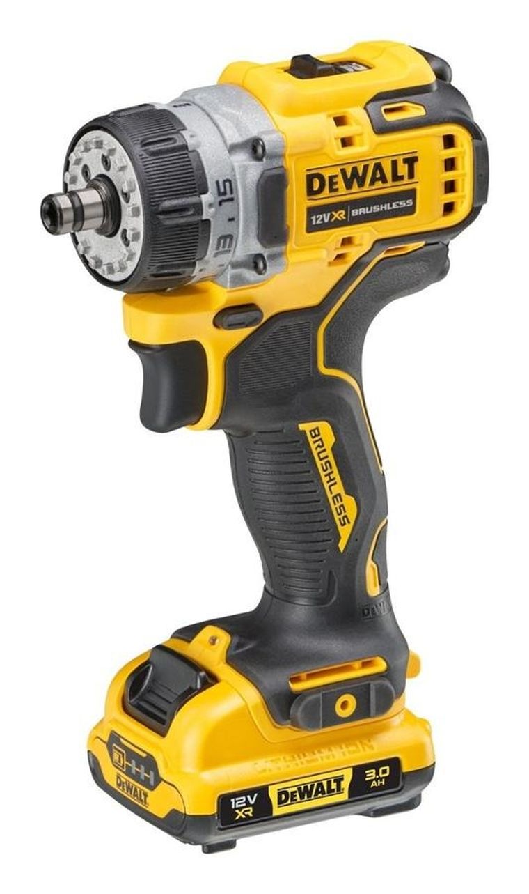 DeWalt, wiertarko-wkrętarka z 4 głowicami, 12V, DCD703L2T