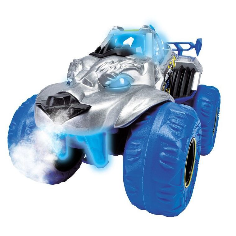 Dickie, Ice Monster, interaktywny pojazd terenowy z funkcją pary, 25 cm