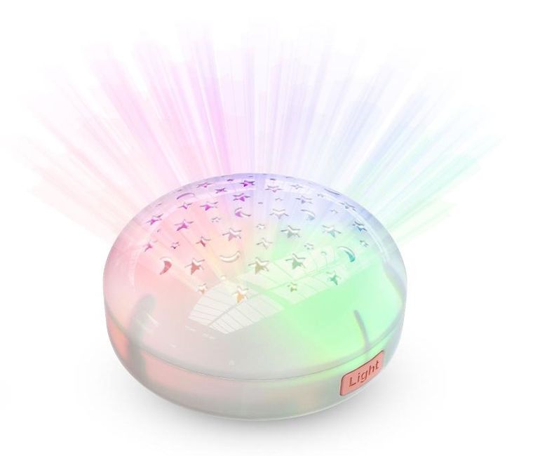 Diddou, Miś, maskotka szumiąca z projektorem gwiazd, ecru