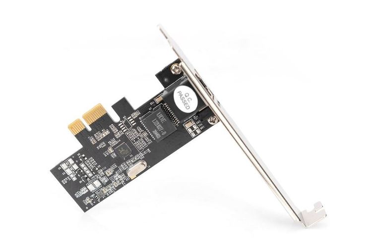 Digitus, karta sieciowa, przewodowa, PCI express, 1xRJ45 2.5 gb, ethernet, 2500mbps, DN-10135